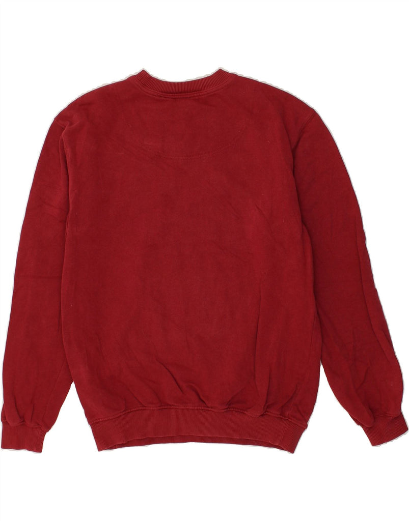 PUMA Mens Graphic Sweatshirt Jumper Medium Red | Vintage Puma | Thrift | Second-Hand Puma | Used Clothing | Messina Hembry 