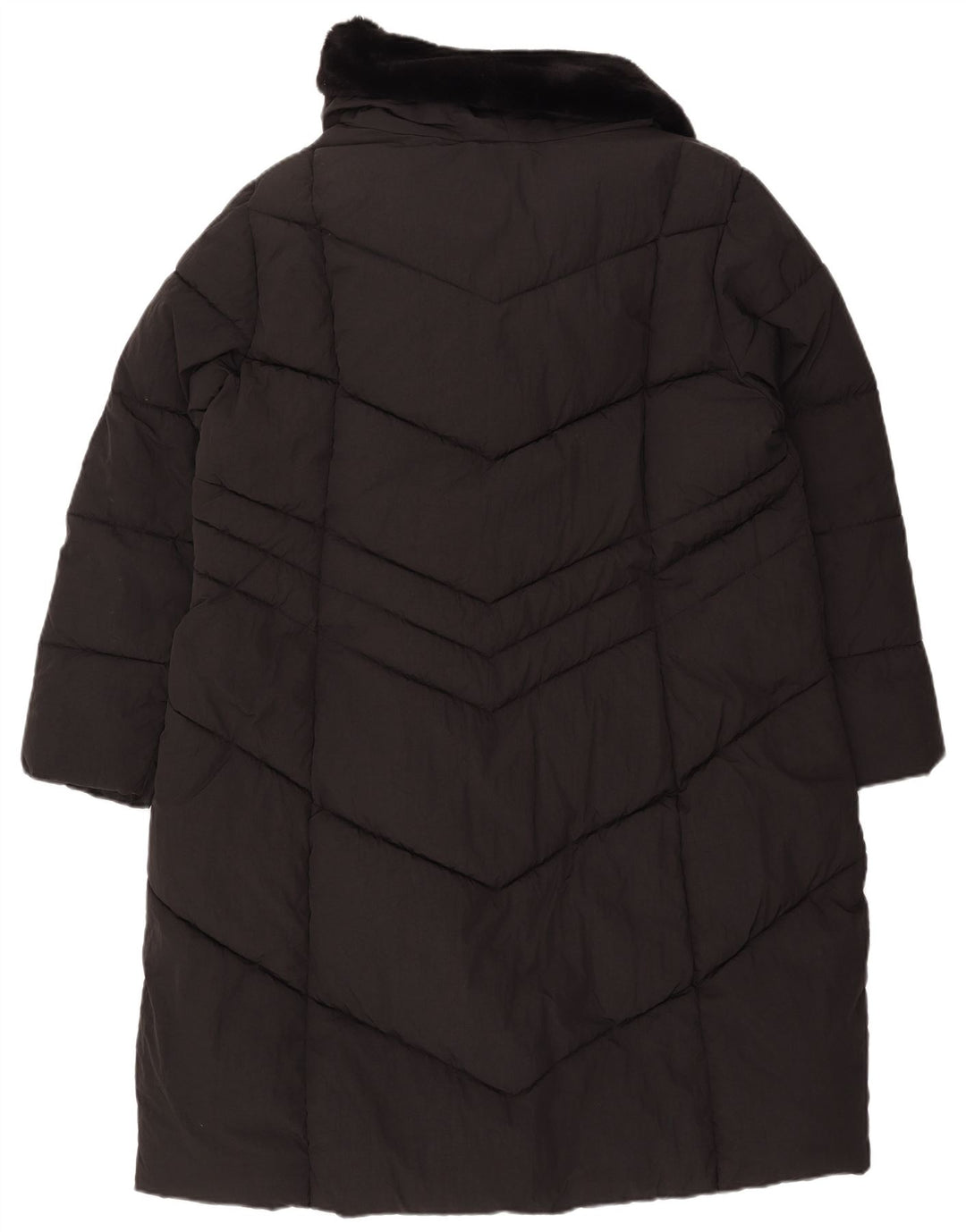 MONSOON Womens Padded Coat UK 18 XL Black Nylon