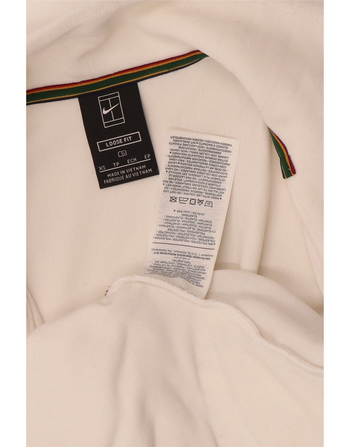 Nike Mens Tracksuit Top Jacket XS White Polyester
