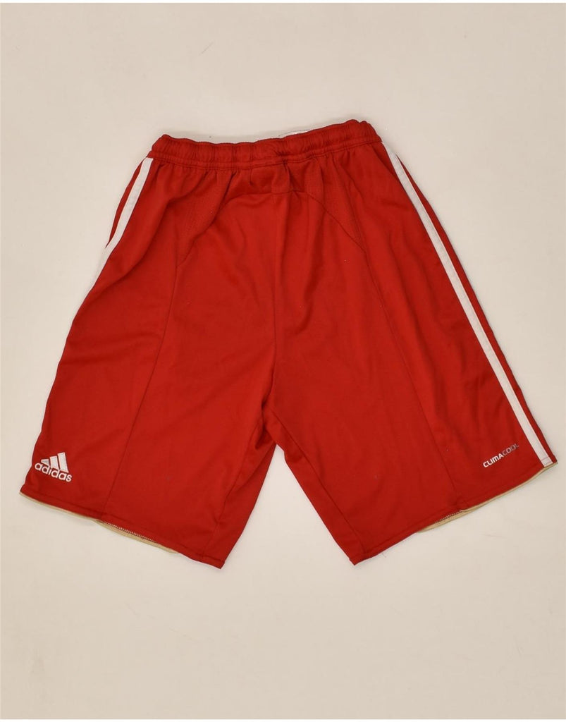 ADIDAS Boys Climacool Sport Shorts 11-12 Years Red Polyester | Vintage Adidas | Thrift | Second-Hand Adidas | Used Clothing | Messina Hembry 