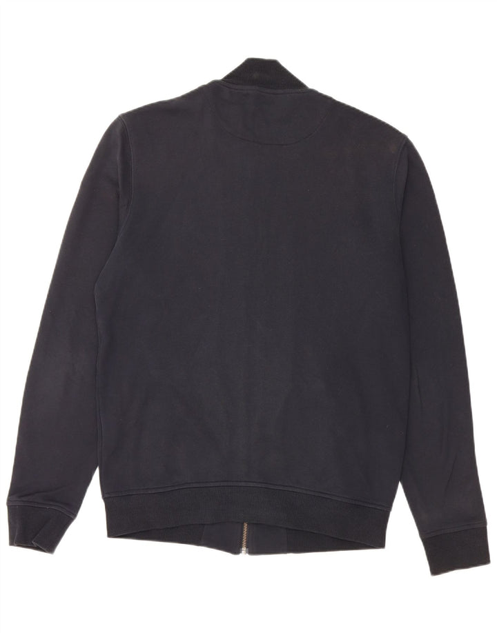 LYLE & SCOTT Mens Tracksuit Top Jacket Medium Navy Blue Cotton