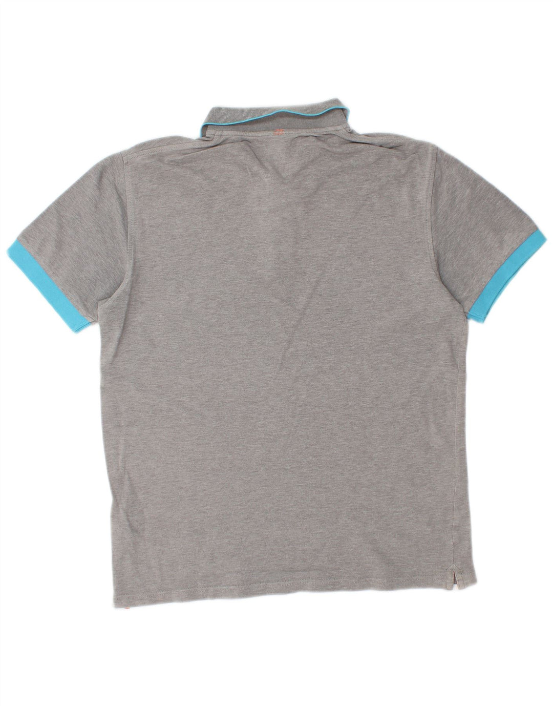 SUN68 Mens Polo Shirt Medium Grey Cotton