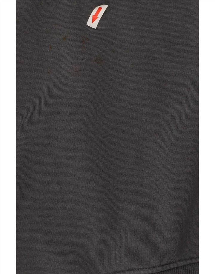 Alpha Industries Mens Graphic Sweatshirt Jumper Small Grey Cotton