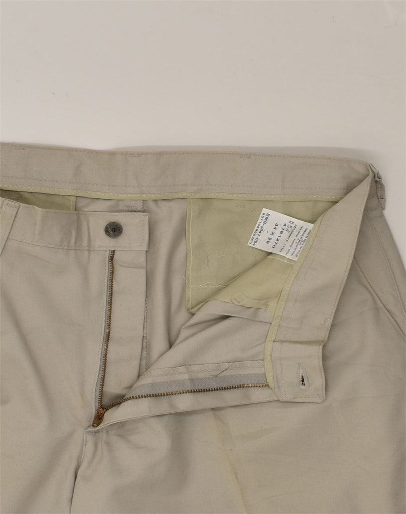 LEE Mens Pegged Chino Trousers W34 L29 Beige Cotton | Vintage Lee | Thrift | Second-Hand Lee | Used Clothing | Messina Hembry 