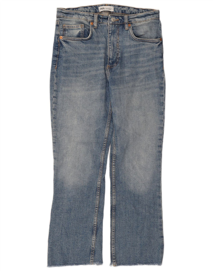 Zara Womens Straight Jeans EU 38 Small W28 L25 Blue