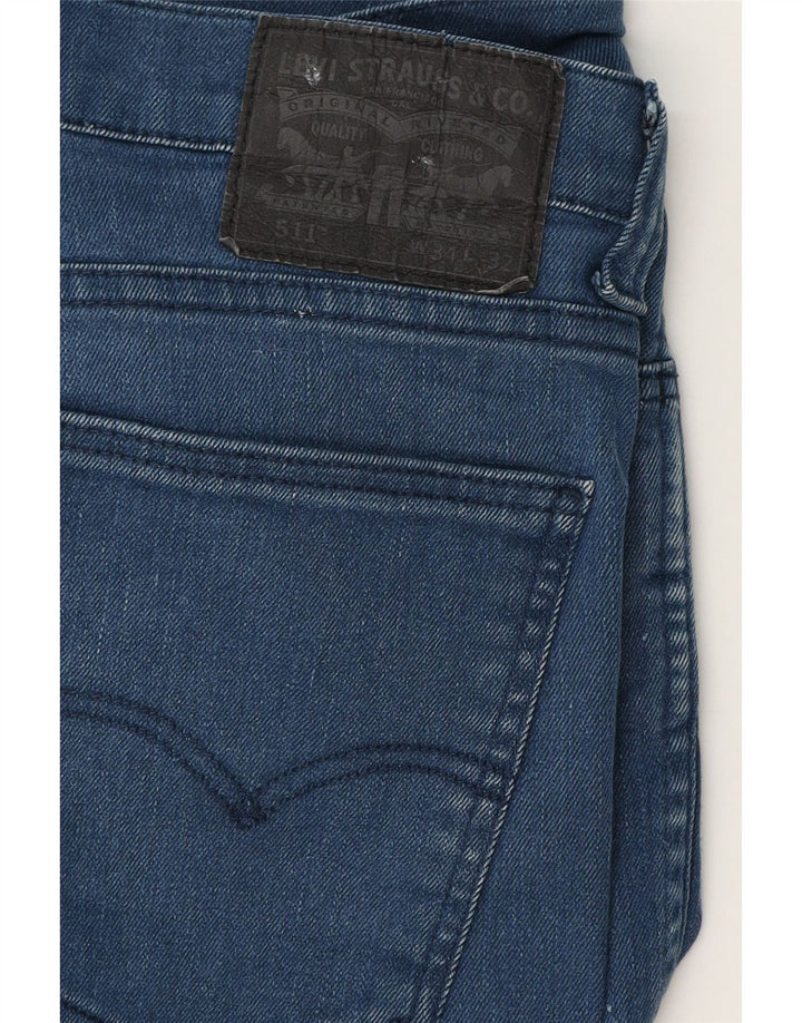 LEVI'S Mens 511 Slim Jeans W31 L30 Blue Cotton