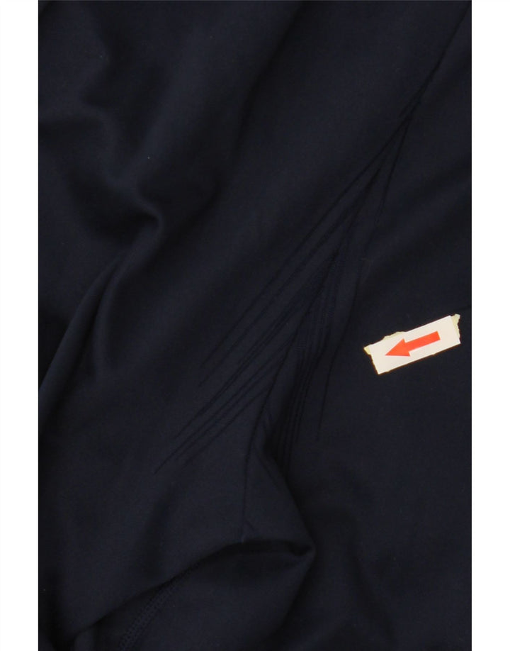 NIKE Girls Tracksuit Trousers 8-9 Years Small Navy Blue