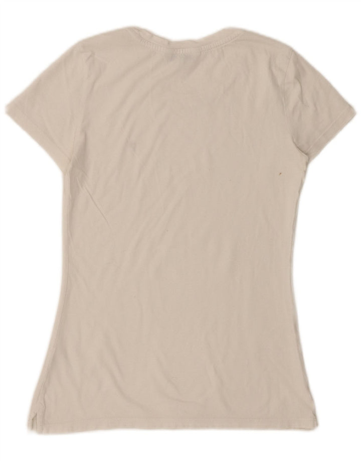 Tommy Hilfiger Womens T-Shirt Top UK 8 Small White