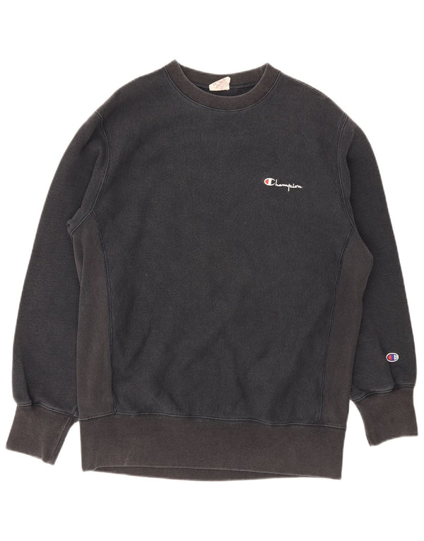 Champion Mens Sweatshirt Jumper 2XL Navy Blue Cotton
