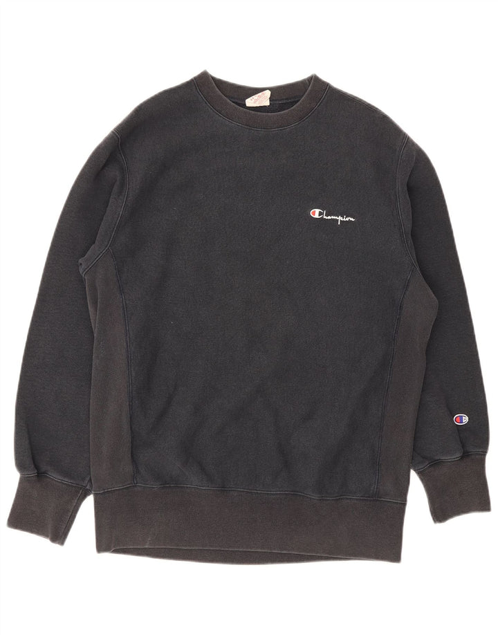 Champion Mens Sweatshirt Jumper 2XL Navy Blue Cotton