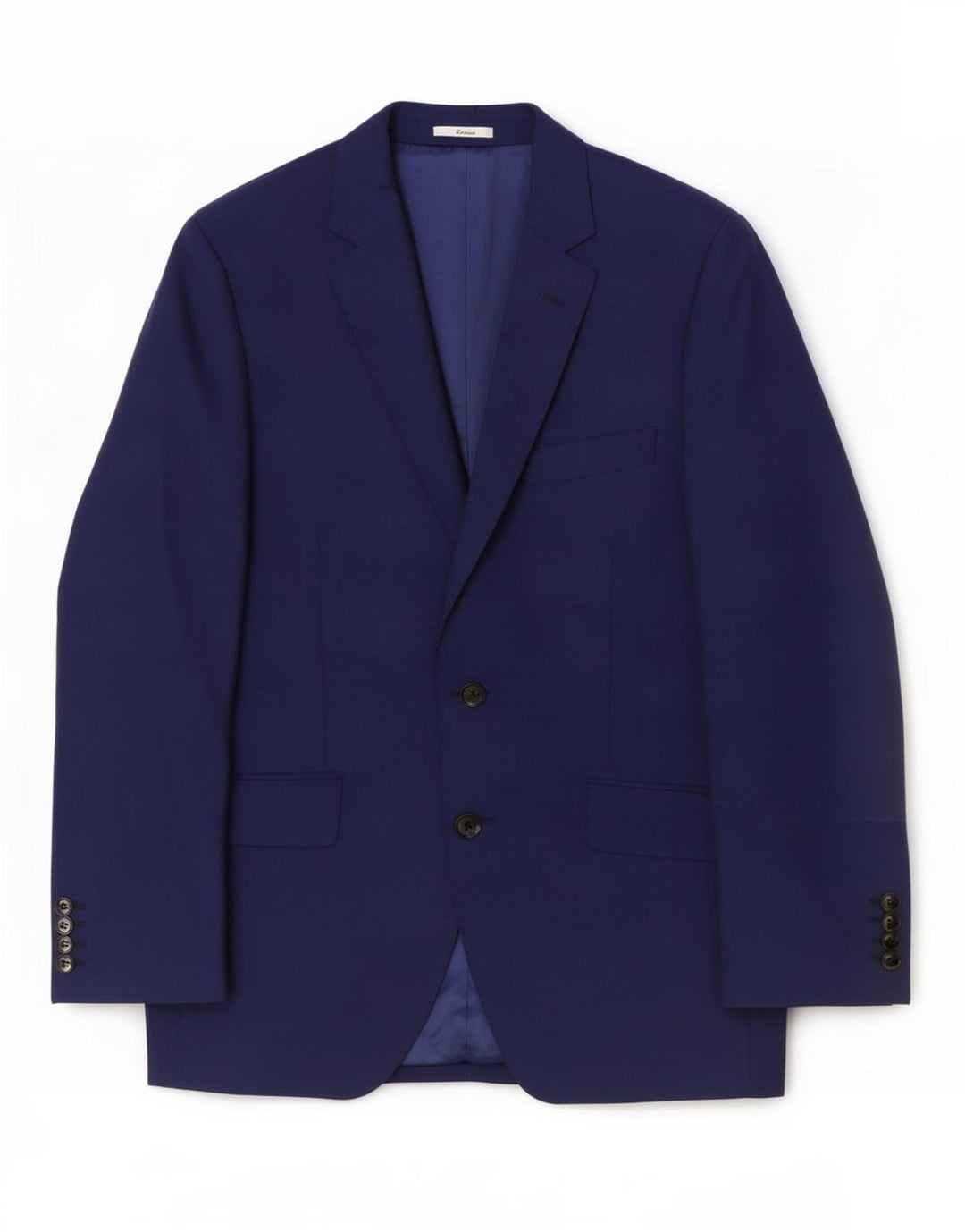 Marks & Spencer Mens 2 Button Blazer Jacket UK 38 Medium Blue Wool