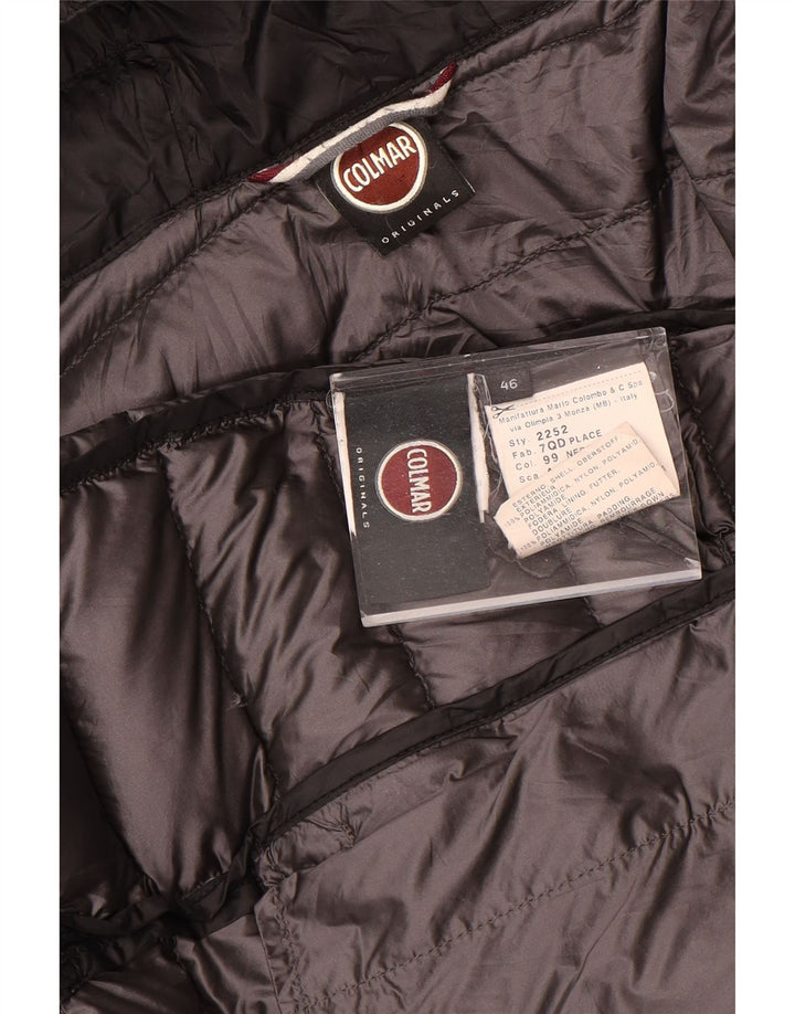 Colmar Womens Hooded Padded Jacket IT 46 Large Black Polyamide