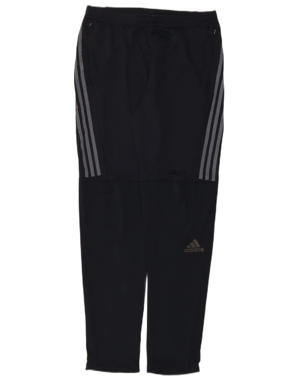 Adidas Mens Running Tracksuit Trousers Medium Navy Blue Polyester