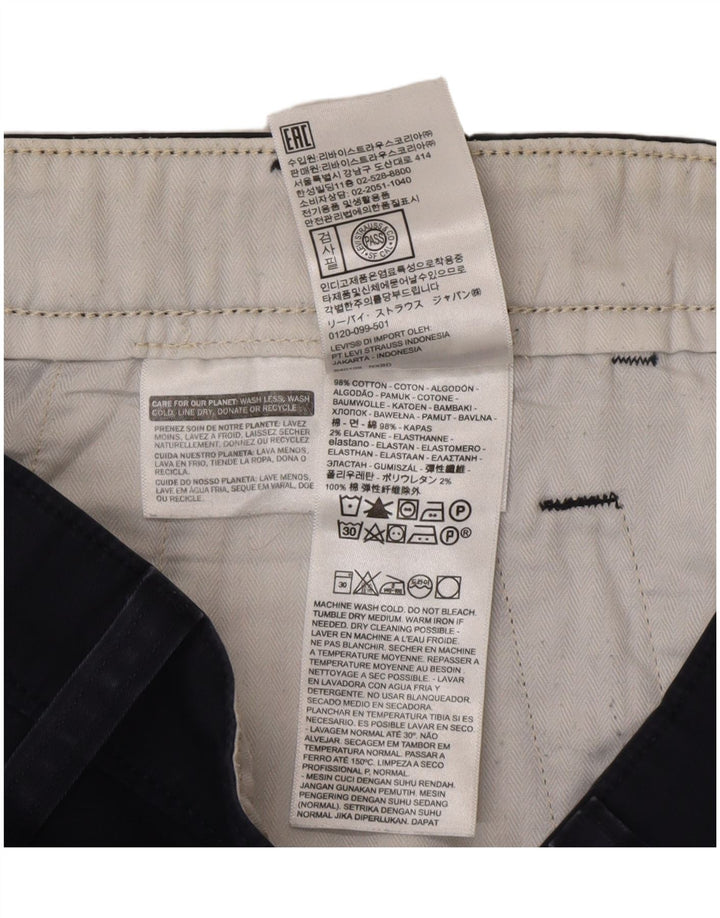 Levi's Mens Standard Chino Shorts W31 Medium  Navy Blue Cotton