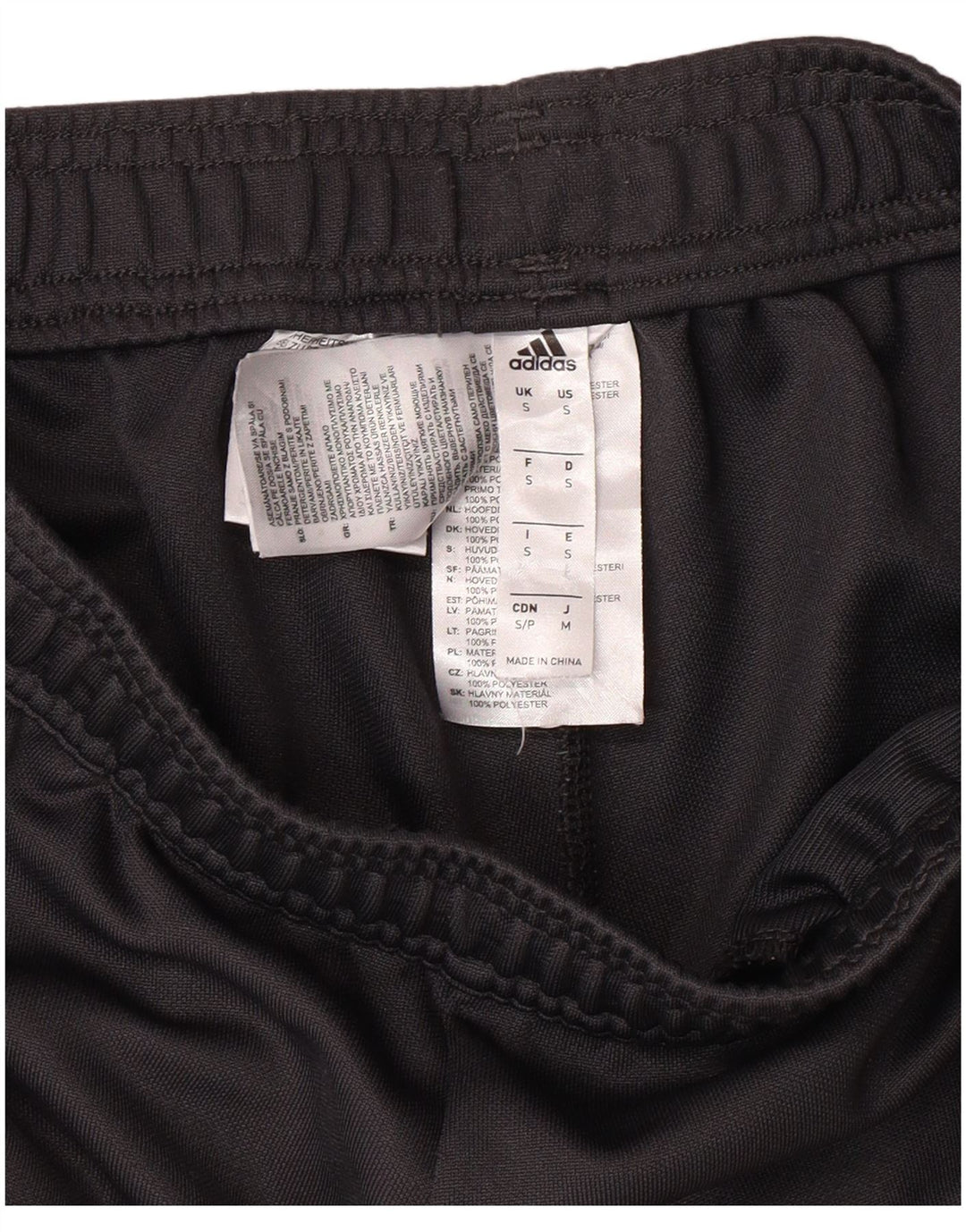 ADIDAS Mens Munster Rugby Tracksuit Trousers Joggers Small Black Polyester