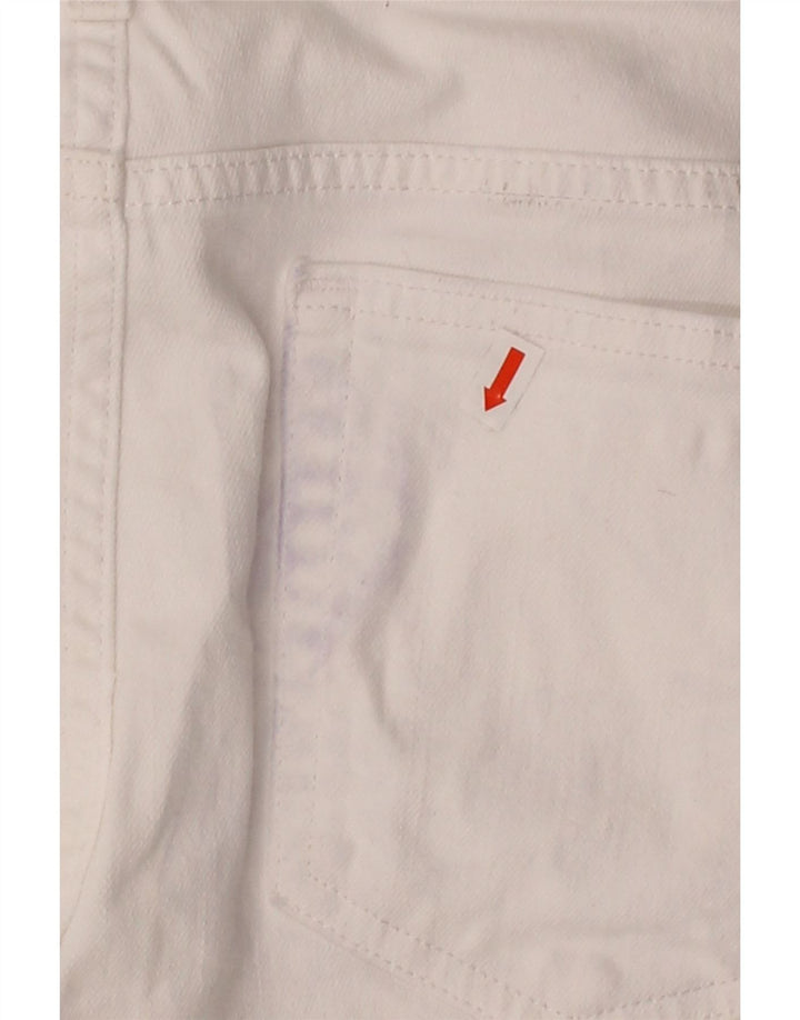 MICHAEL KORS Womens Capri Jeans US 12 Large W36 L23 White Cotton Vintage Michael Kors and Second-Hand Michael Kors from Messina Hembry 