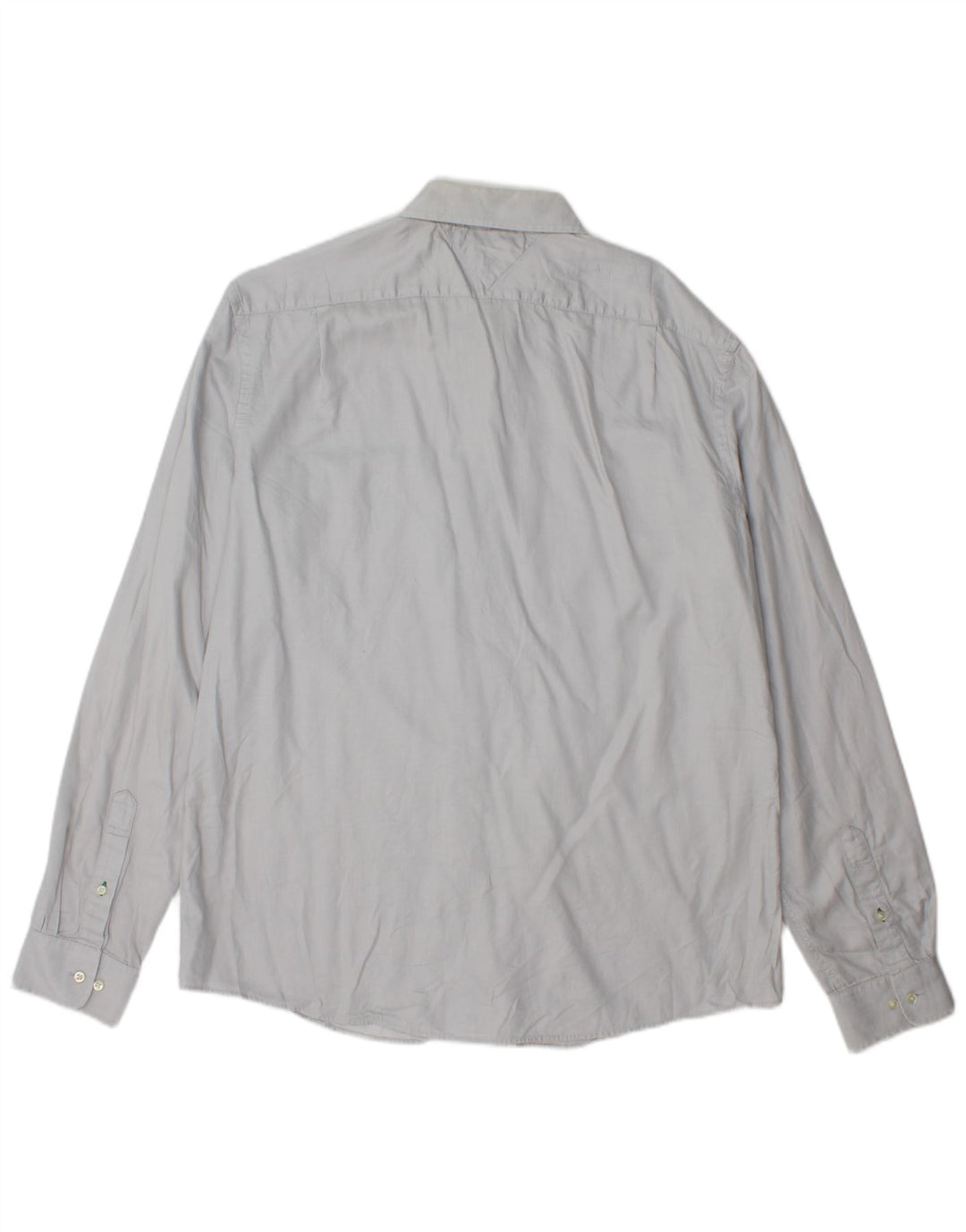 Tommy Hilfiger Mens Slim Fit Shirt Size 17 XL Grey