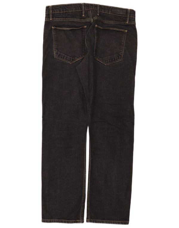 Marks & Spencer Mens Autograph Slim Jeans W34 L31 Black Cotton