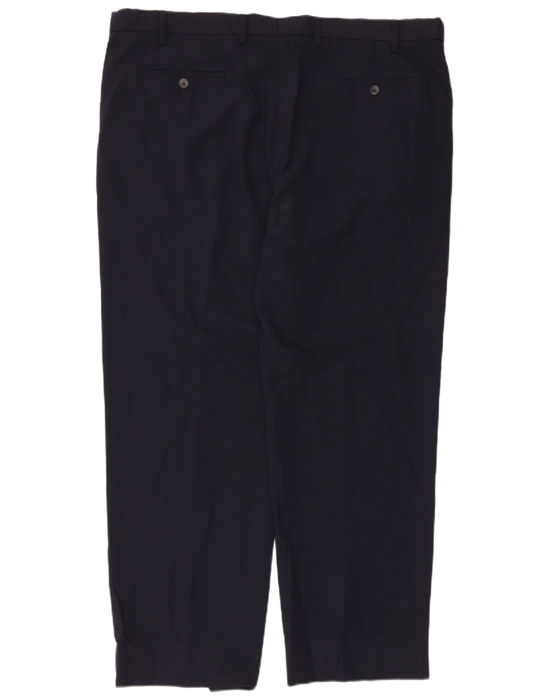 Marks & Spencer Mens Regular Chino Trousers W42 L30  Navy Blue Polyester