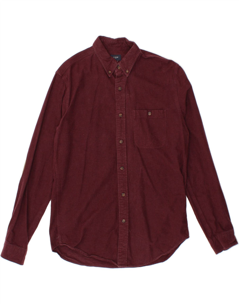 J. CREW Mens Shirt Medium Maroon Vintage J. Crew and Second-Hand J. Crew from Messina Hembry 