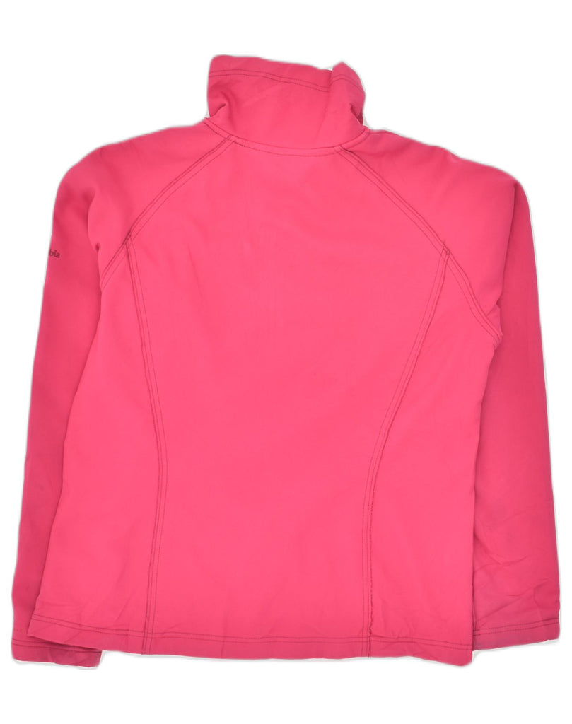 COLUMBIA Womens sportswear Windbreaker Jacket UK 16 Large Pink Cotton | Vintage Columbia | Thrift | Second-Hand Columbia | Used Clothing | Messina Hembry 