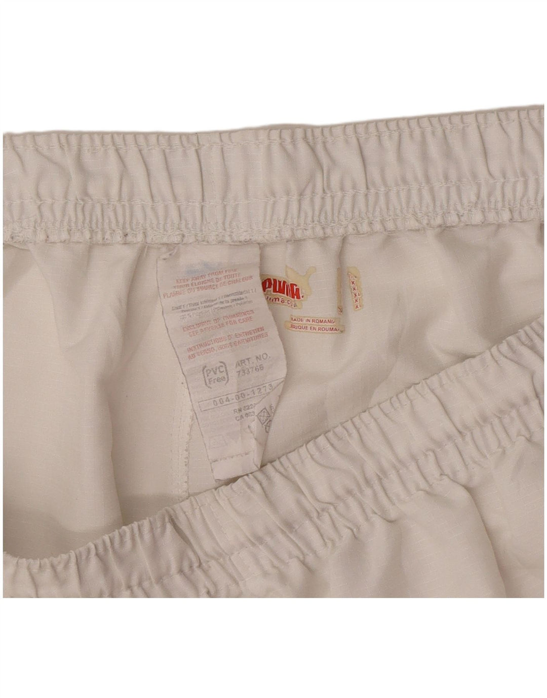 Puma Mens Graphic Sport Shorts XL  White Colourblock Polyester