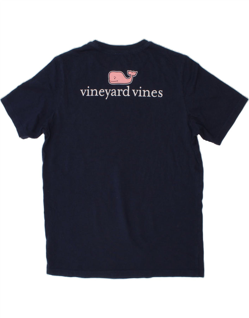 VINEYARD VINES Boys Graphic T-Shirt Top 15-16 Years Large  Navy Blue Vintage Vineyard Vines and Second-Hand Vineyard Vines from Messina Hembry 