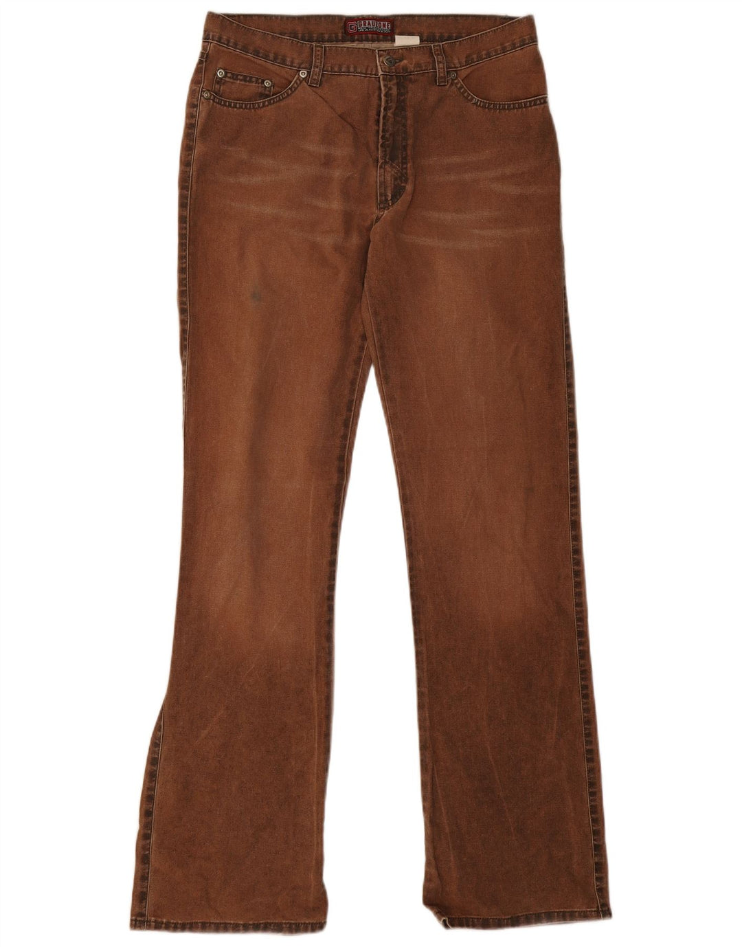 VINTAGE Womens Bootcut Jeans W32 L32 Brown