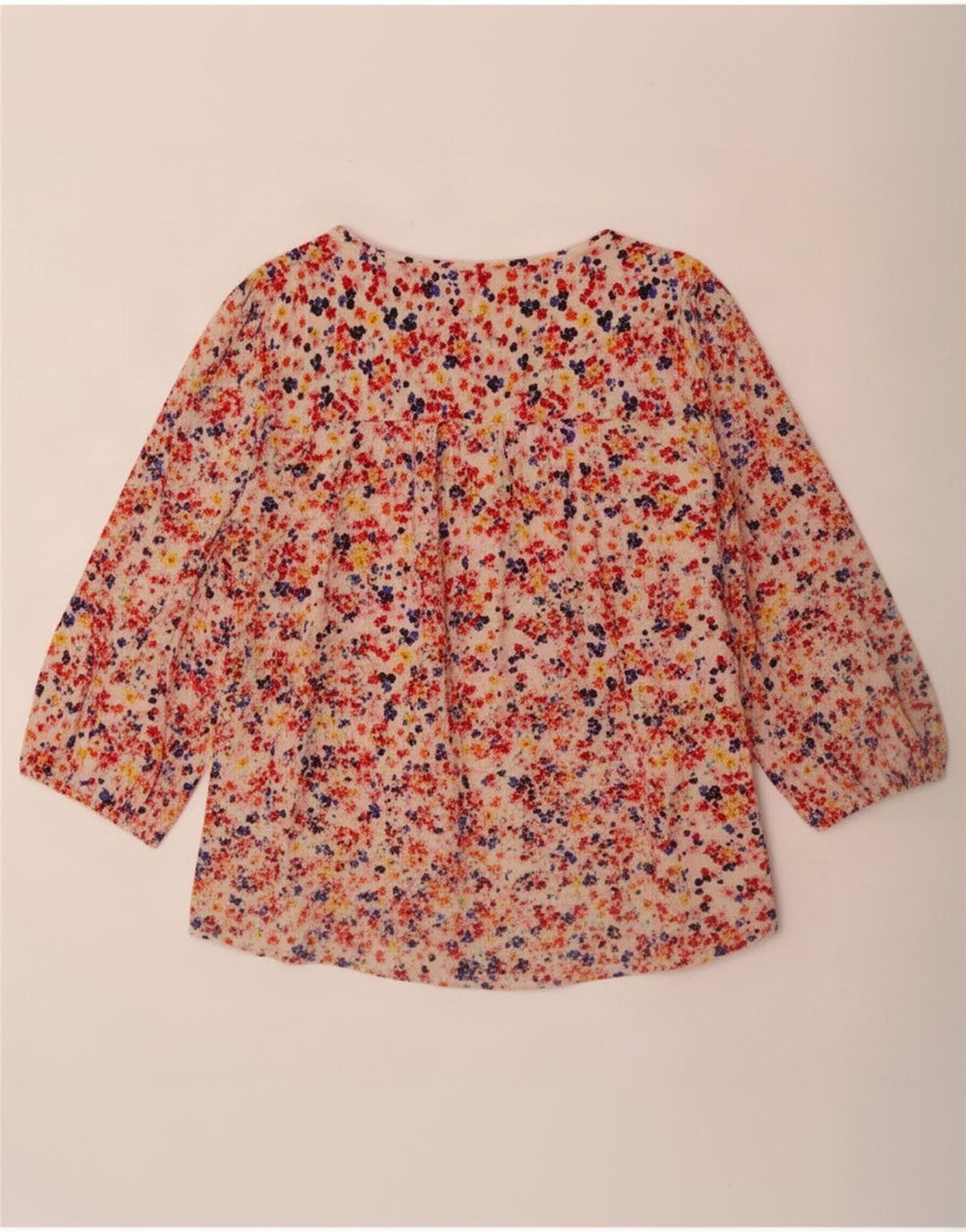 Marks & Spencer Womens 3/4 Sleeve Blouse Top UK 18 XL Multicoloured