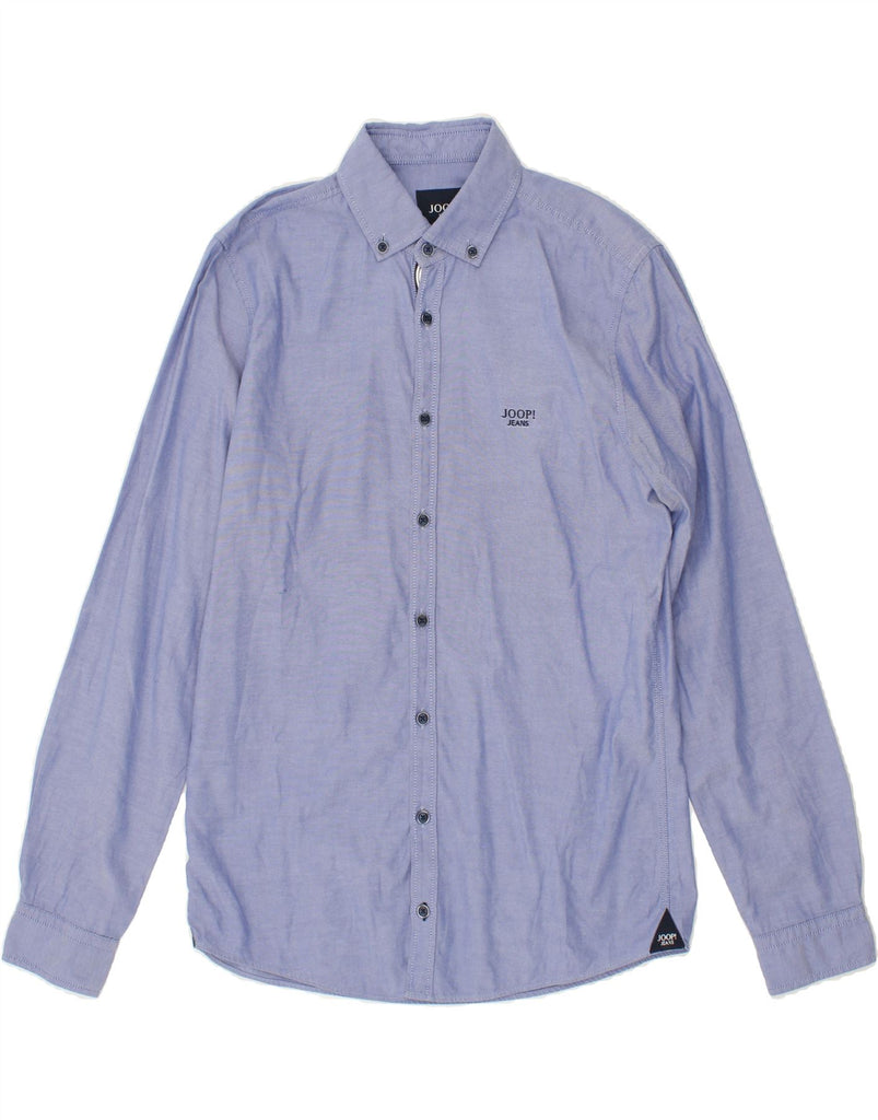 JOOP Mens Shirt Small Blue Cotton Vintage Joop and Second-Hand Joop from Messina Hembry 