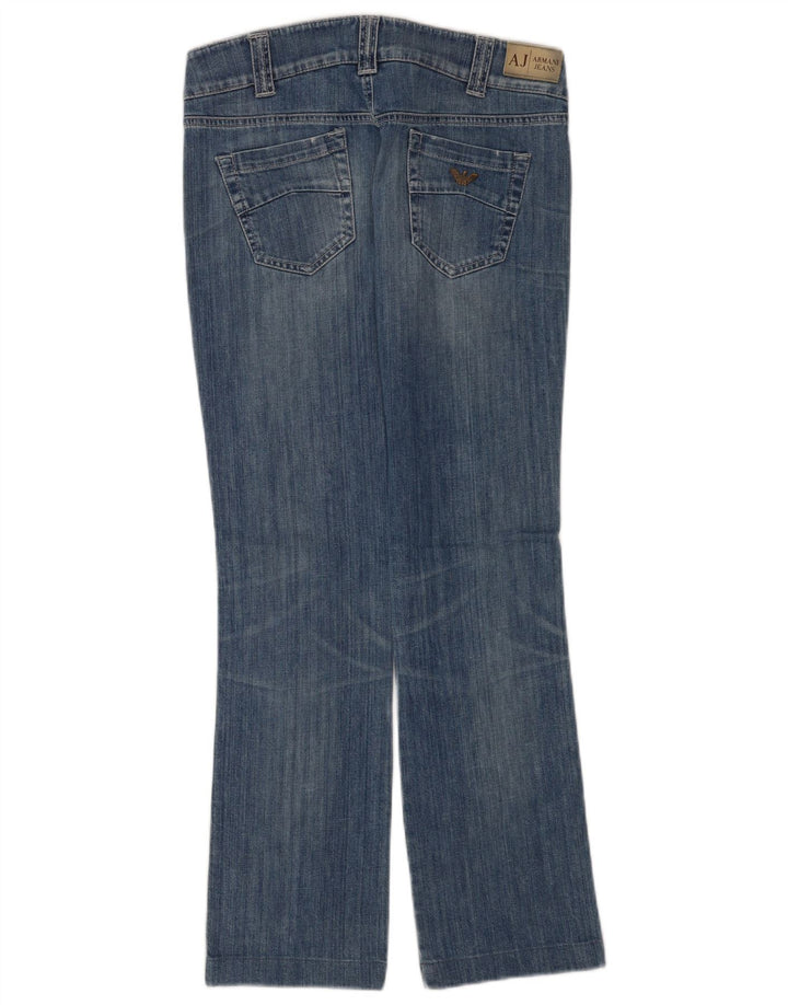 Armani Womens Straight Jeans W28 L30 Blue Cotton