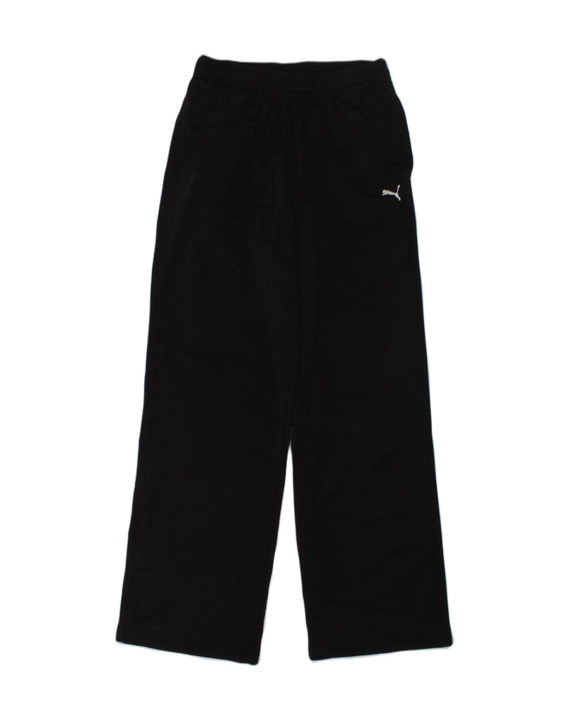 PUMA Girls Tracksuit Trousers 11-12 Years Black Polyester | Vintage Puma | Thrift | Second-Hand Puma | Used Clothing | Messina Hembry 