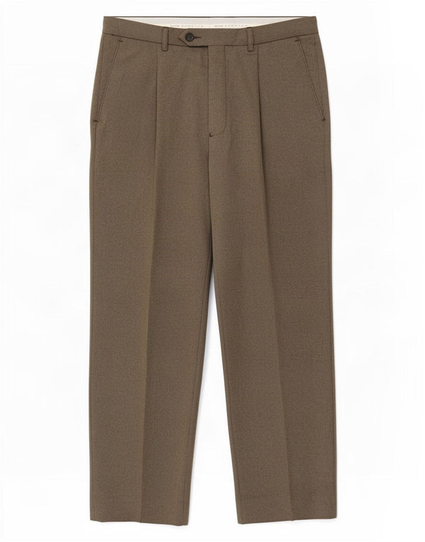 Marks & Spencer Mens Tailored Fit Suit Trousers W34 L29 Grey Houndstooth