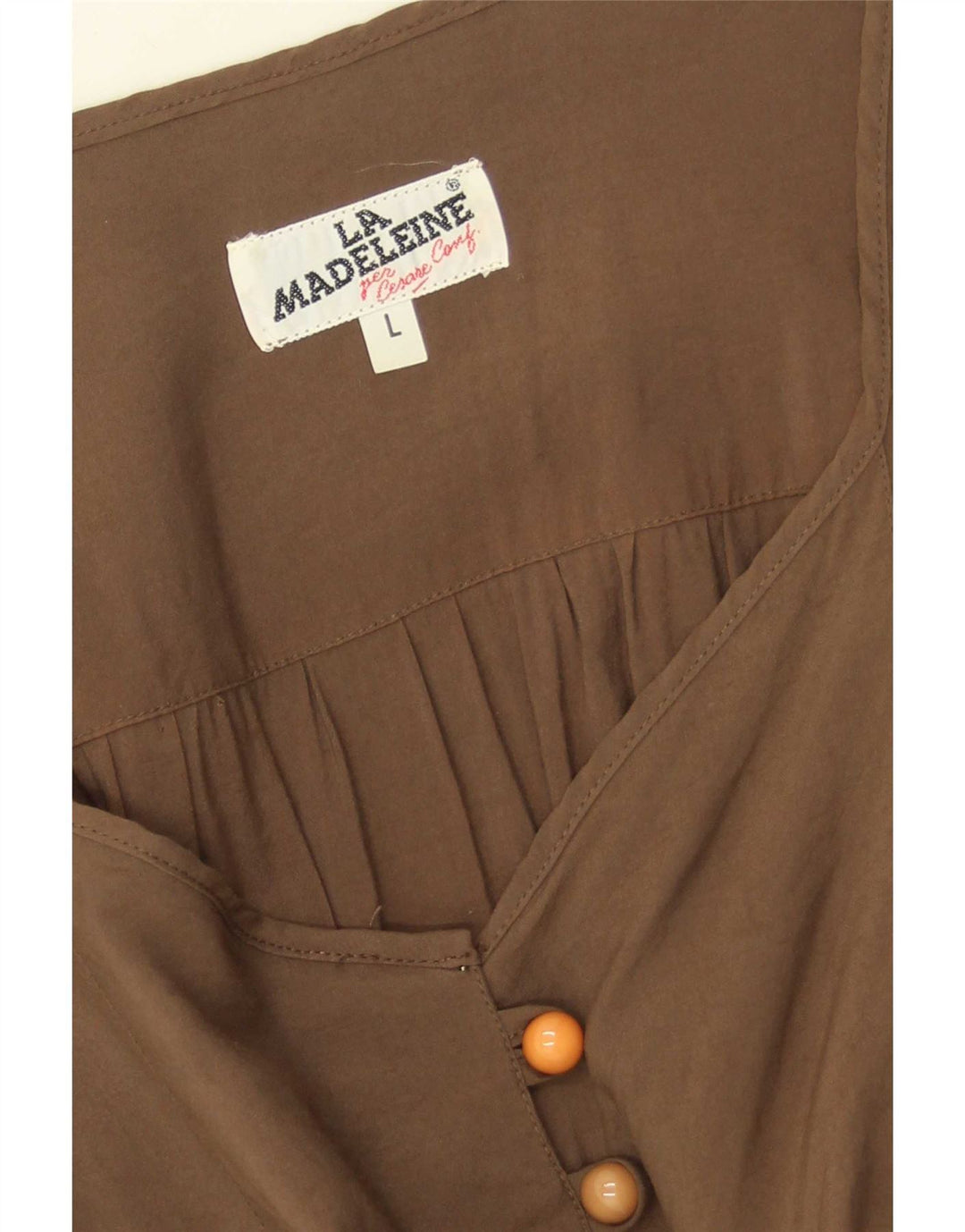La Madeleine Womens Maxi Dress UK 14 Large Brown