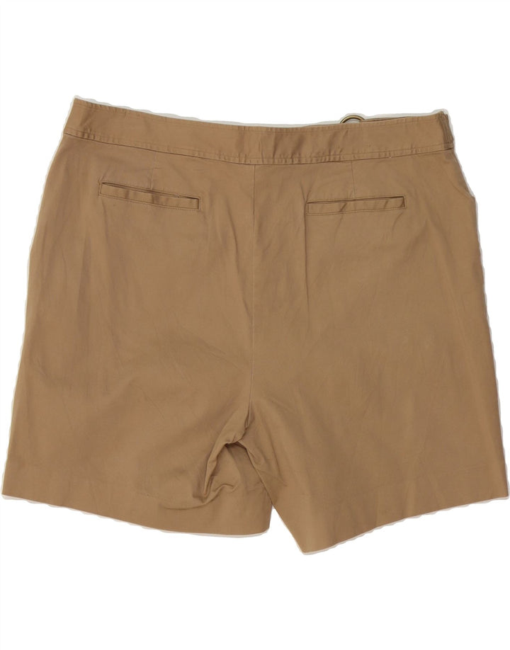 CHAPS Womens Casual Shorts US 16 2XL W38  Brown Cotton Vintage Chaps and Second-Hand Chaps from Messina Hembry 
