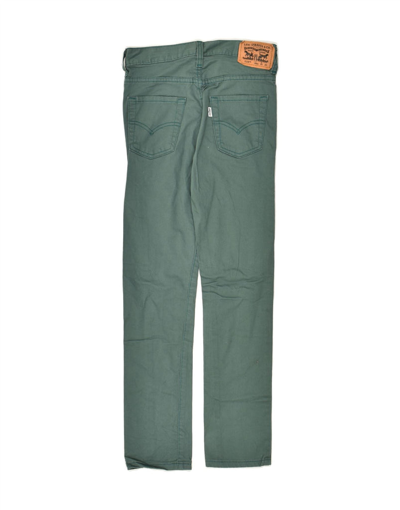 LEVI'S Boys 510 Skinny Chino Trousers 9-10 Years W25 L25  Green Cotton | Vintage Levi's | Thrift | Second-Hand Levi's | Used Clothing | Messina Hembry 