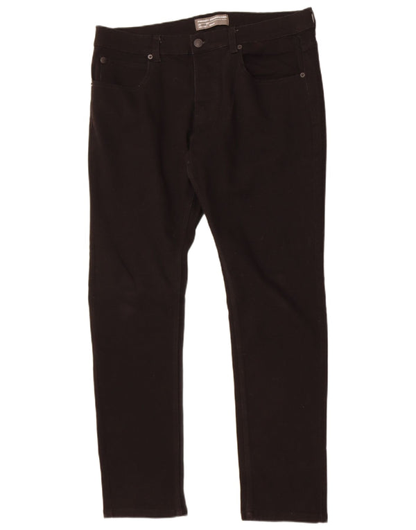 French Connection Mens Skinny Jeans W34 L32 Black Cotton