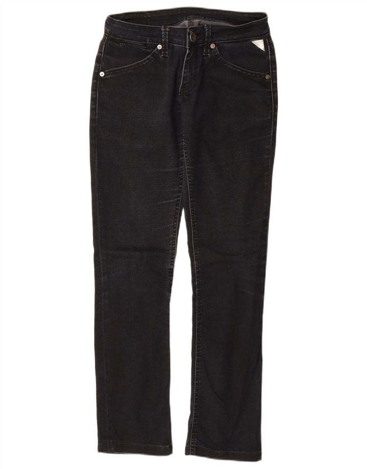 Replay Womens Skinny Jeans W27 L29 Navy Blue