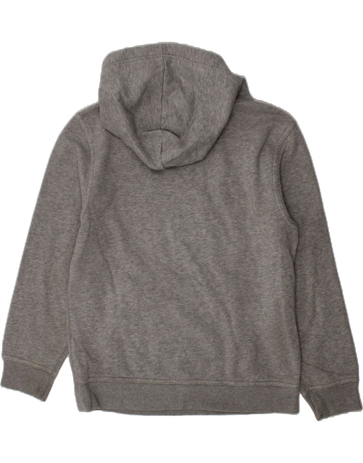 GAP Boys Graphic Hoodie Jumper 9-10 Years Large Grey Cotton Vintage Gap and Second-Hand Gap from Messina Hembry 