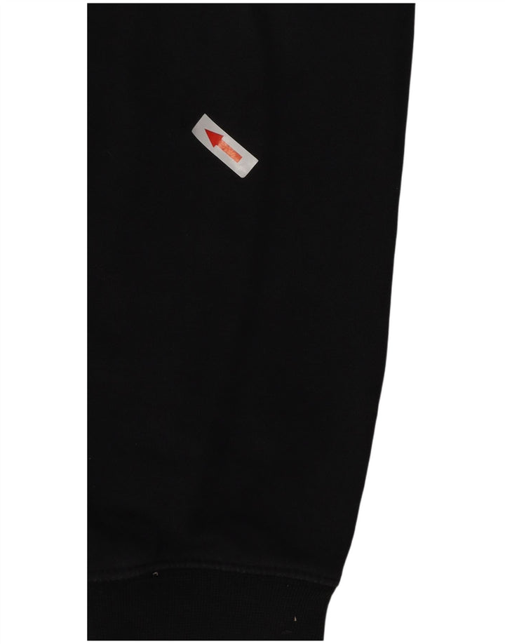Nike Mens Graphic Tracksuit Trousers Joggers Small  Black Cotton