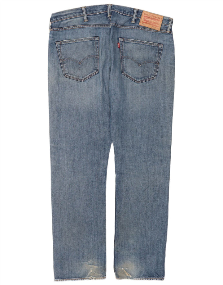 Levi's Mens 501 Straight Jeans W38 L32 Blue Cotton