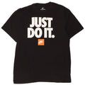 Nike Mens Graphic T-Shirt Top Medium Black Cotton