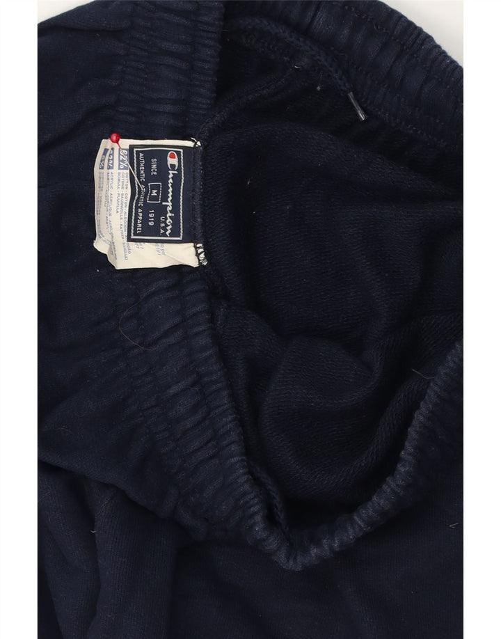 CHAMPION Mens Tracksuit Trousers Medium  Navy Blue Cotton