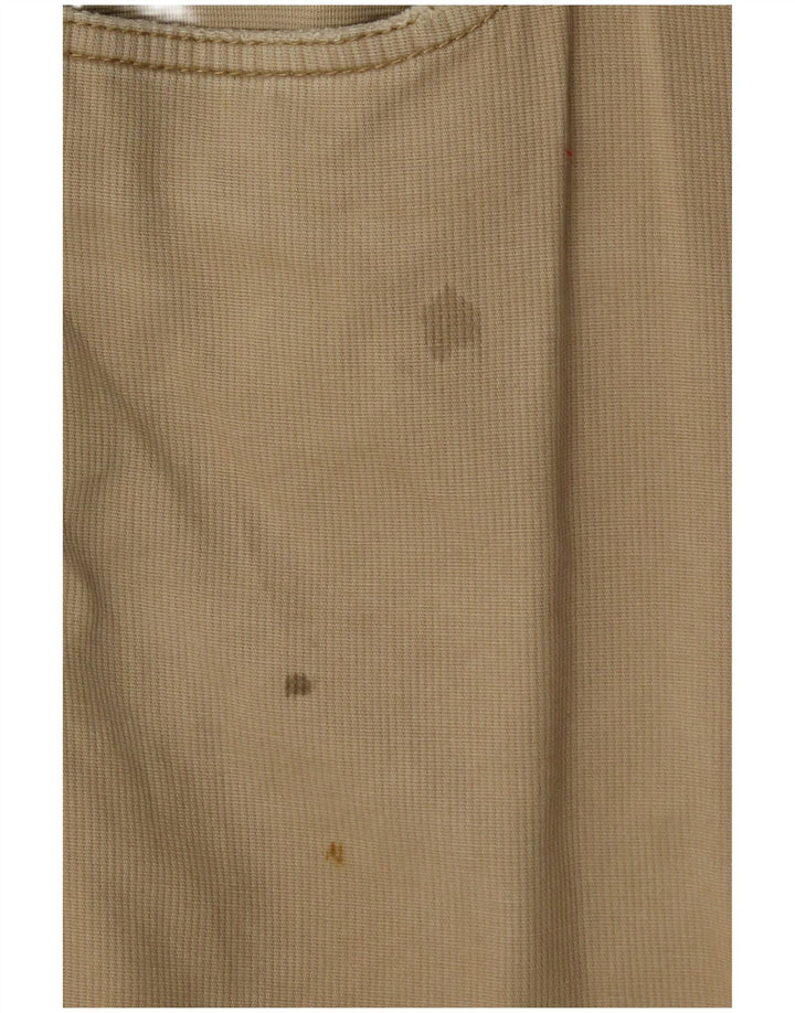 TOMMY HILFIGER Mens Straight Casual Trousers W32 L32 Beige Cotton