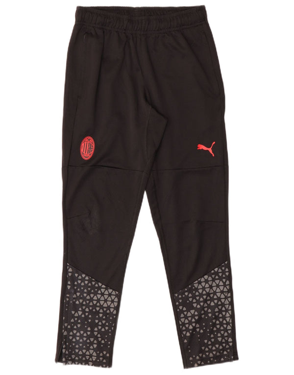 Puma Boys AC Milan Tracksuit Trousers 11-12 Years Black Geometric