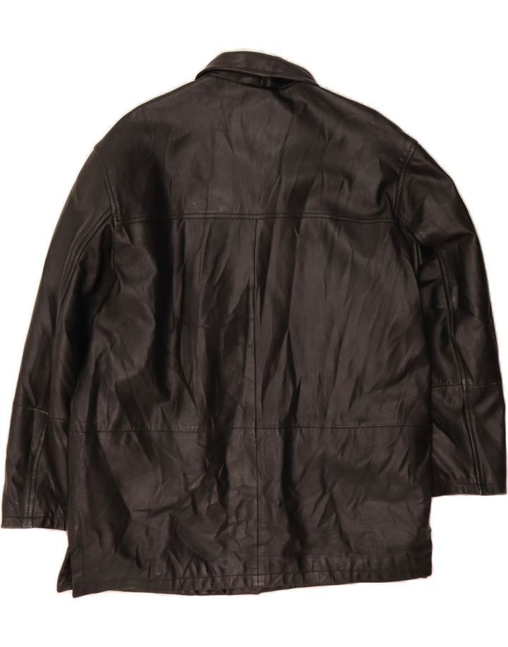 NEW COLLECTION Mens Leather Jacket UK 40 Large Black Leather Vintage New Collection and Second-Hand New Collection from Messina Hembry 