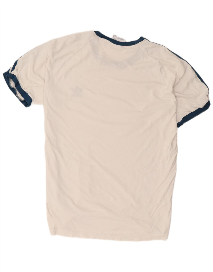 Adidas Mens T-Shirt Top 2XL White Cotton