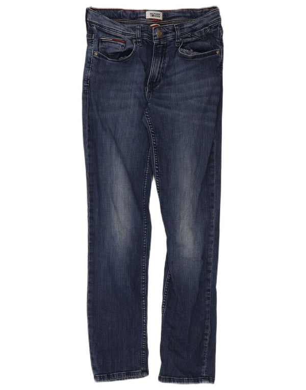 Tommy Hilfiger Boys Straight Jeans 13-14 Years W30 L28 Blue