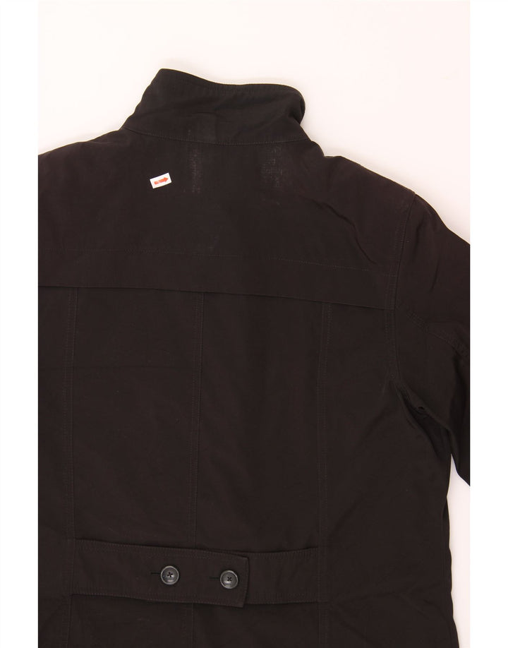 EDDIE BAUER Womens Oversized Windbreaker Coat UK 10 Small Black Polyester Vintage Eddie Bauer and Second-Hand Eddie Bauer from Messina Hembry 