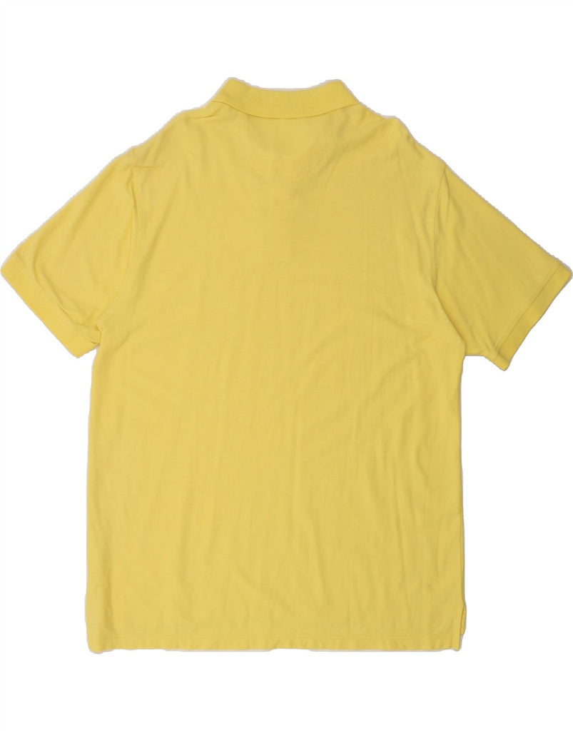 IZOD Mens Big & Tall Polo Shirt XL Yellow Cotton Vintage Izod and Second-Hand Izod from Messina Hembry 